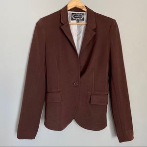Ambiance Apparel Brown Blazer